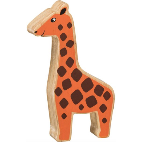 Lanka Kade - Houten figuur - Orange Giraffe
