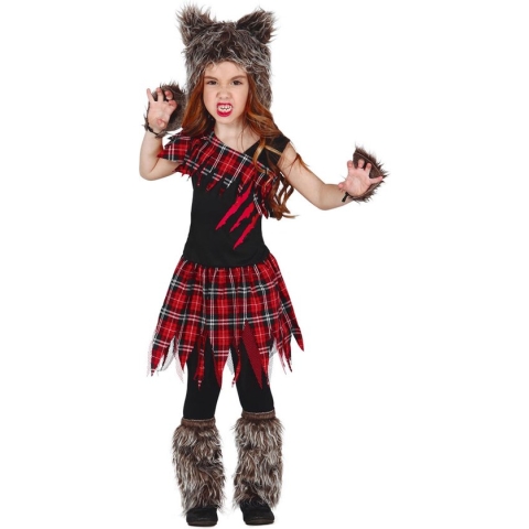 FIESTAS GUIRCA, S.L. - Campus weerwolf kostuum voor meisjes - 110/116 (5-6 jaar)