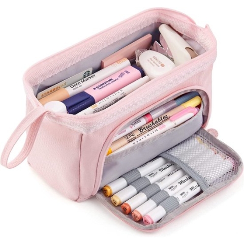BOTC Etui - Pennenzak voor jongens en meisjes - Canvas - Linnen - School etui