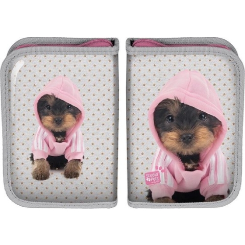 Studio Pets Gevuld Etui Hooded Puppy - 19.5 x 13.5 cm - 22 st. - Polyester