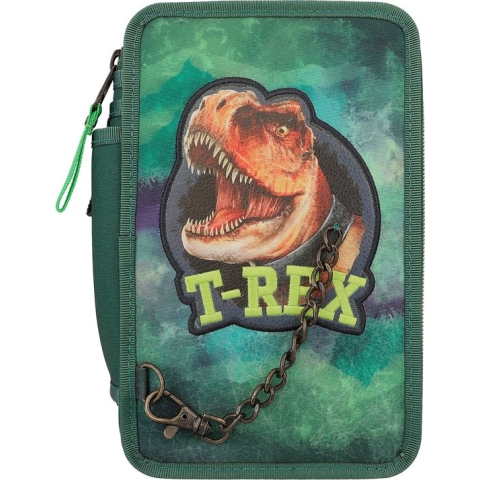 Depesche - Dino World 3-vaks etui met ketting