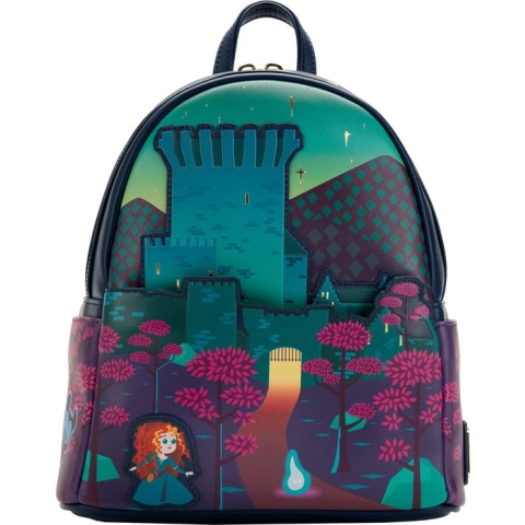 Disney Pixar Loungefly Backpack Brave Merida Castle