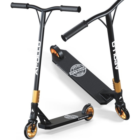 Apollo Professionele Stuntstep Genesis Pro X Competition - Zwart/Goud
