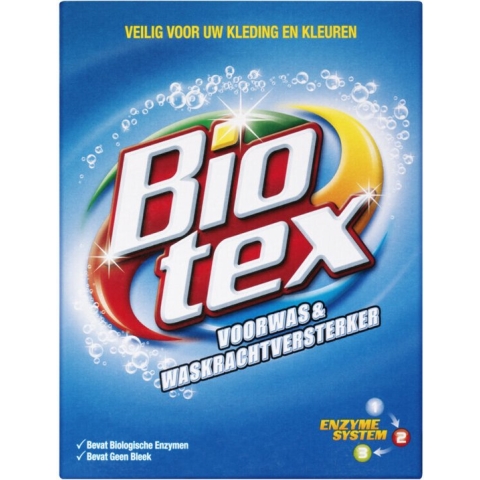 2x Biotex Waspoeder Voorwas & Waskrachtversterker 750 gr