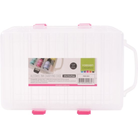 Vaessen Creative Opbergkoffer - Alcohol inkt - Transparant