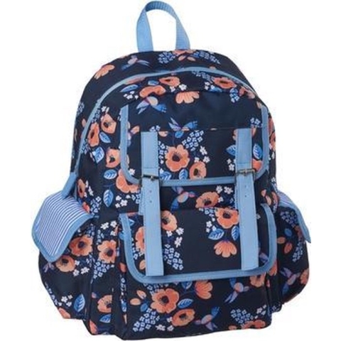 Rugzak Flowers met diverse opbergvakken - K-90208