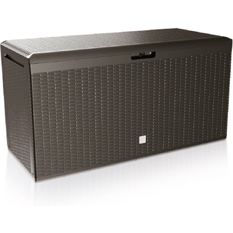 Opbergbox met Deksel – Waterdicht Wielen 290 L - Bruin