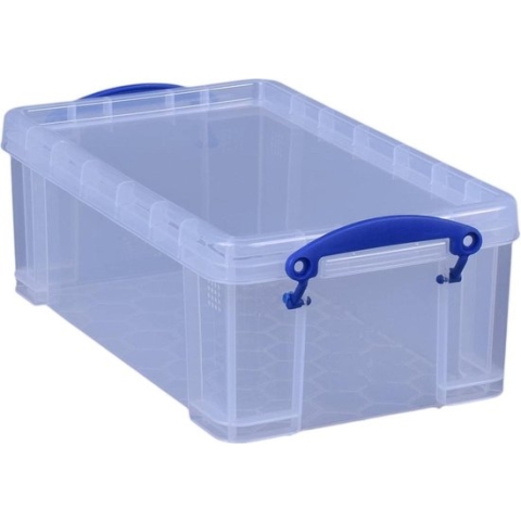 Really Useful Box opbergdoos - Opbergbox met deksel 5 liter - Transparant