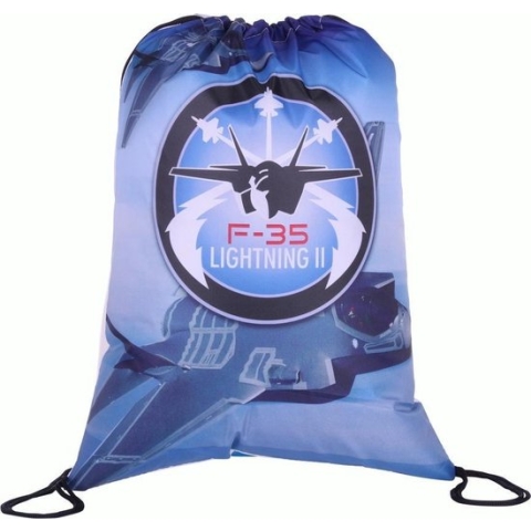 Drawstring bag F-35 blauw