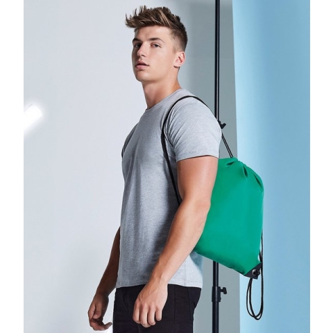 Bagbase Gymtas - Met Rijgkoord - 12 Liter - Wit
