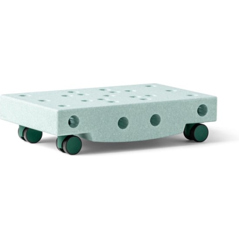 Modu Activity toy - Scooter Board - zachte blokken - speelgoed 1 jaar - balansbord- Ocean Mint / Forest Green