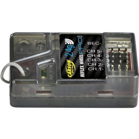 Carson Modellsport Reflex Wheel PRO 3 5-kanaals ontvanger 2,4 GHz