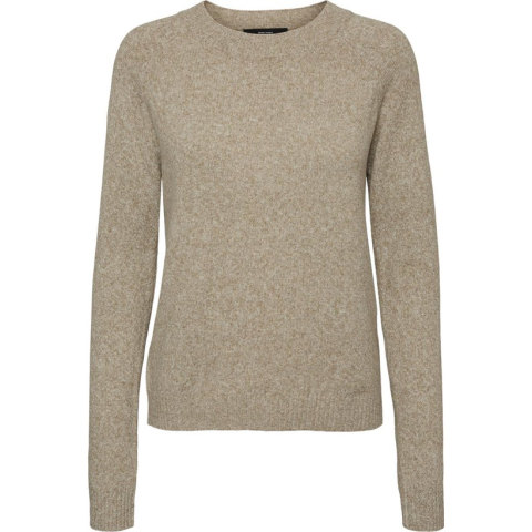 VERO MODA VMDOFFY LS O-NECK BLOUSE GA Dames Trui - Maat S