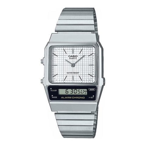Casio Vintage AQ-800E-7AEF Herenhorloge 32 mm - Zilverkleurig
