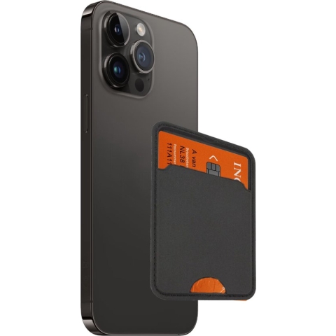 Pasjeshouder - Pasjeshouder telefoon - Opplakbaar - Pasjes Houder - Creditcardhouder - Zwart