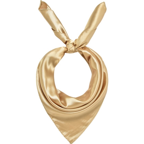 Emilie Scarves - sjaal - satijn - goud - vierkant 60*60 cm