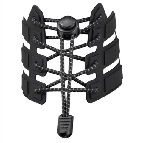 KELERINO. Elastische Veters - Lock - Hardlopen - Sport Veters - Zwart