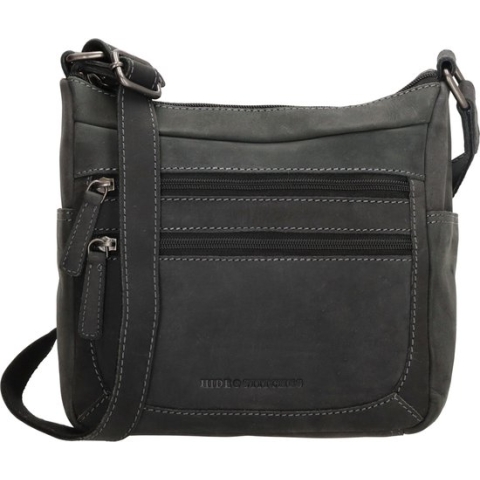 Hide & Stitches Idaho Schoudertas - Zwart