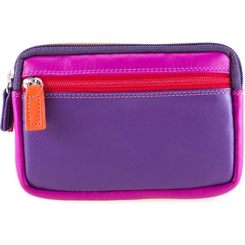 MyWalit Portemonnee / Portefeuille Dames - Ritsportemonnee - MyWalit - Leer - Paars