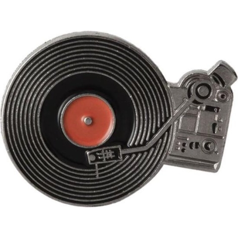 Kledingspeld - Pin - Broche - Enamel pins - Record player 1 stuks