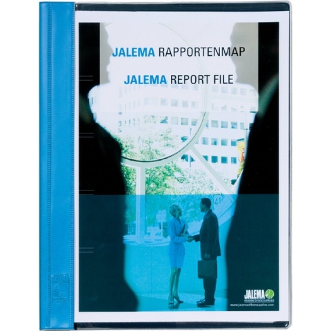 Rapportenmap Jalema A4 met snelhechter blauw - 50 stuks