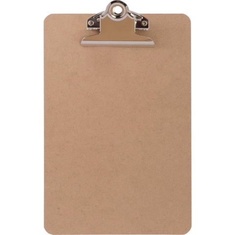 LPC  Klembord - clipboard - hout/mdf/hardboard - A5 -75 mm butterfly klem