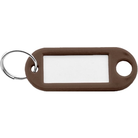 Sleutellabels Bruin - 100 stuks