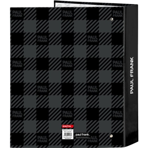 Ringmap Paul Frank Campers Zwart A4 (27 x 33 x 6 cm)
