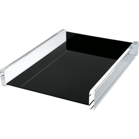 Wedo brievenbakje Acryl Zwart, Transparant