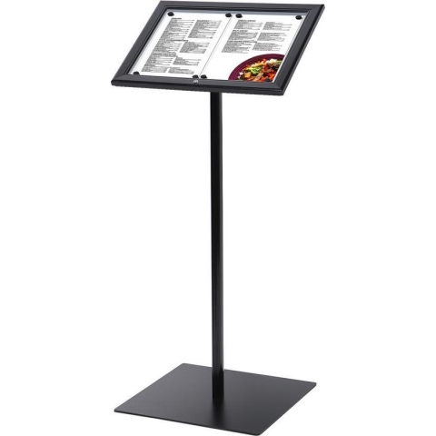 Menustandaard Vergrendelbaar Zwart 2x A4 - MBSCZN2XA4C9005