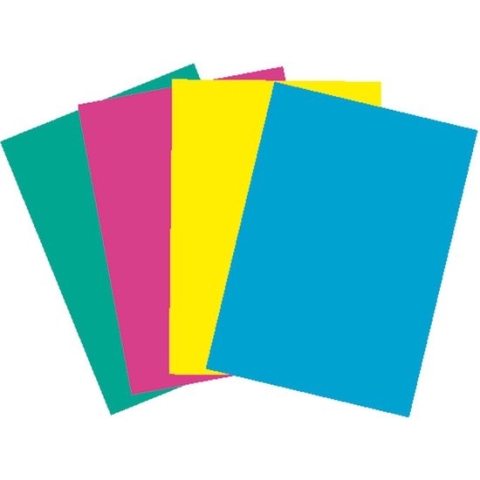 Glossy cardboard 250gr. - A4 - zwart