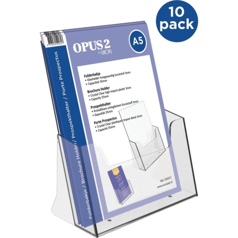 Folderbakje OPUS 2 A5 - 10 stuks