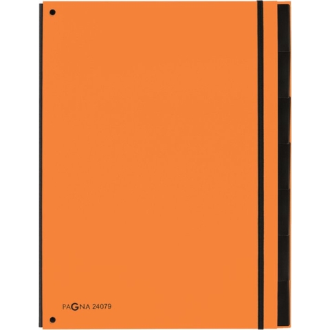 Sorteermap Pagna Trend A4 7 tabs oranje