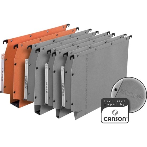 Hangmap Elba AVZ Mark5 A4 U-bodem 50mm oranje - 25 stuks