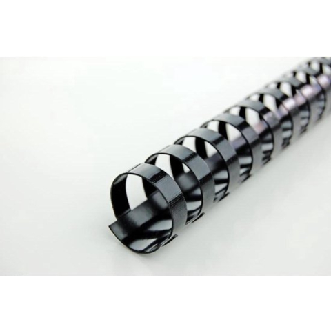 Bindrug GBC 10mm 21rings A4 zwart 100stuks