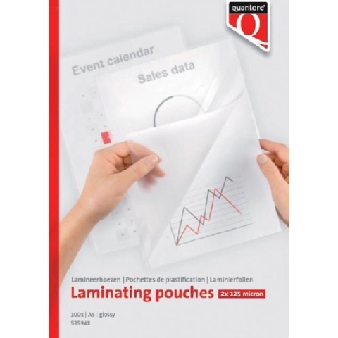 Lamineerhoes Quantore A5 154x216mm 2x125micron 100stuks