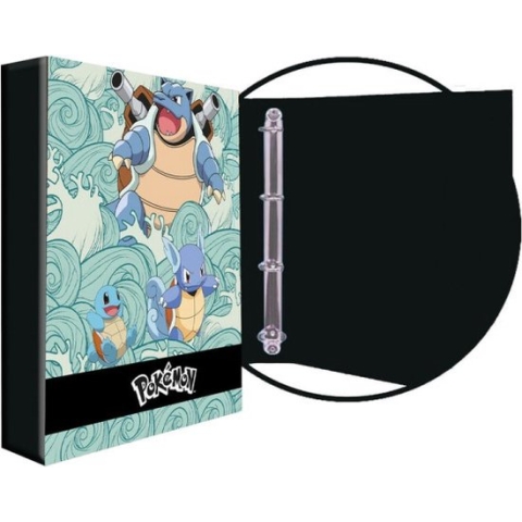 Pokemon - Squirtle Wartotle Blastoise Evolution - A4 Ringband Multomap - 4-rings