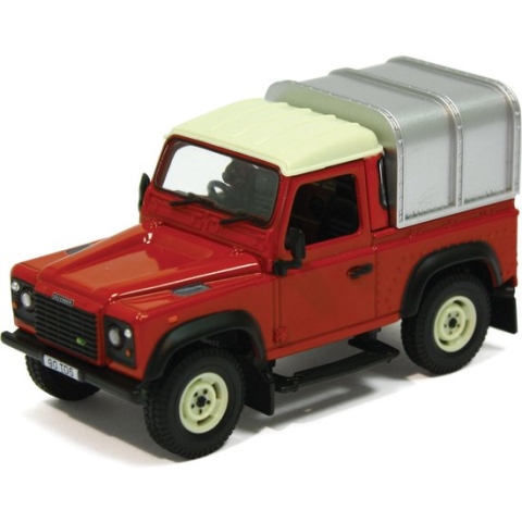 Britains Land Rover Defender 90 + Canopy (Red)