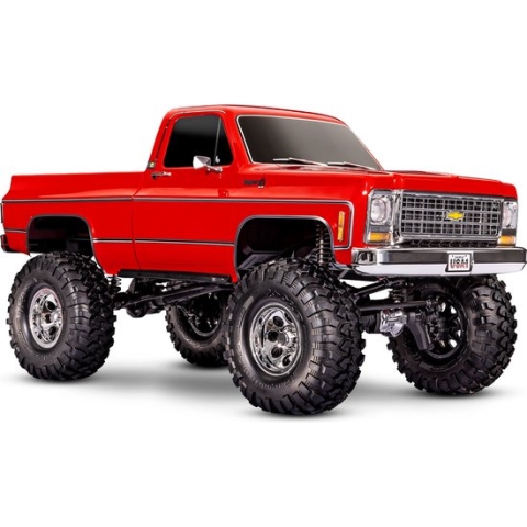Traxxas TRX-4 Chevy K10 radiografisch bestuurbaar model Pick-uptruck Elektromotor rood
