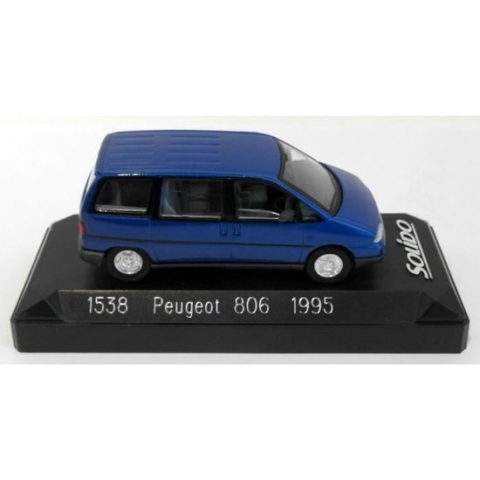 Solido Peugeot 806 1:43 schaal blauw