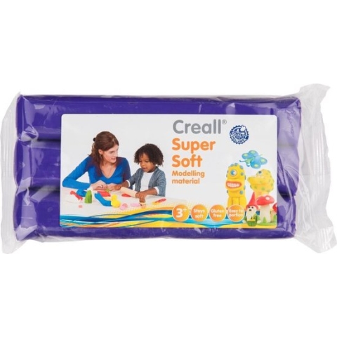 Creall - Boetseerklei Supersoft - Paars - 500 gram
