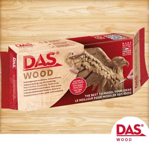 DAS Creatief Zelfhardende Hout/Wood Klei 700 gram