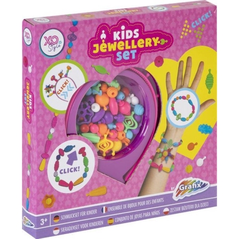 Grafix sieradenset voor kinderen - sieraden maken | Click beads