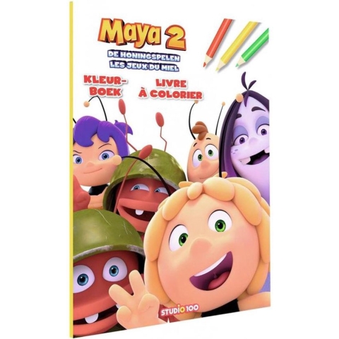 Maya : kleurboek - De honingspelen
