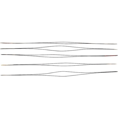 Creotime Kralenrijgnaald,  12 cm, 5 stuks