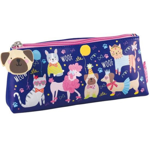 Floss & Rock Huisdieren - Etui - 22 x 11 x 4 cm - Blauw