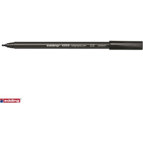 Kalligrafiepen edding 1255 zwart 2.0mm