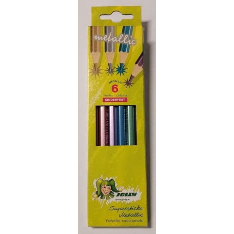 Jolly Supersticks Metallic 6 stuks