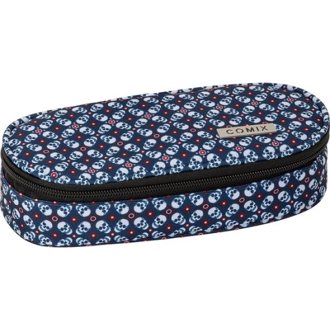 Comix Etui, Skulls - 22 x 10 x 6 cm - Polyester