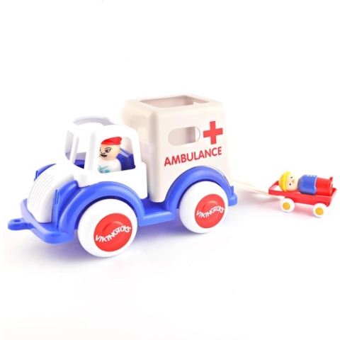 Jumbo Ambulance with 2 figures and a stretcher